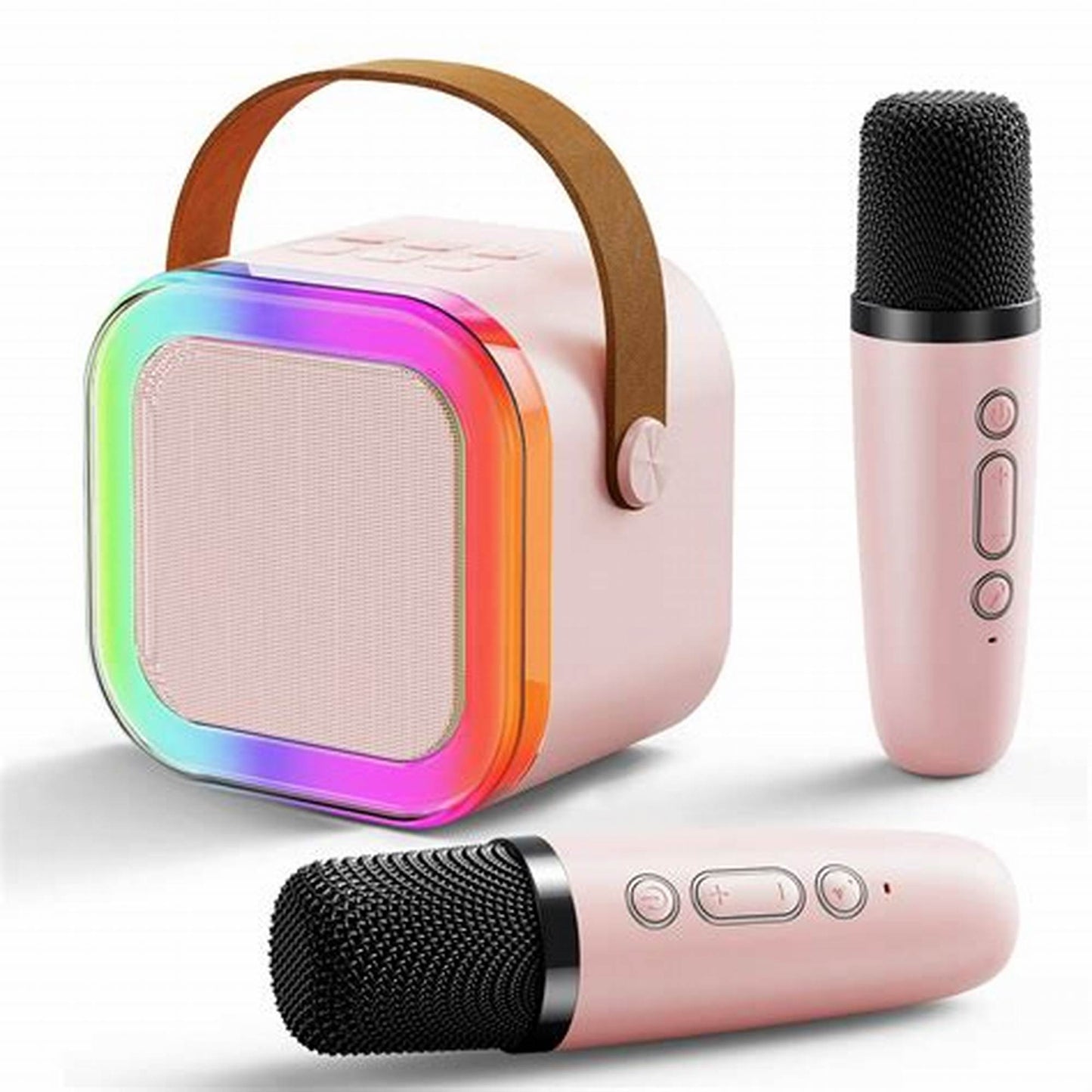 Karaoke Machine Kids with 2 Wireless Microphones