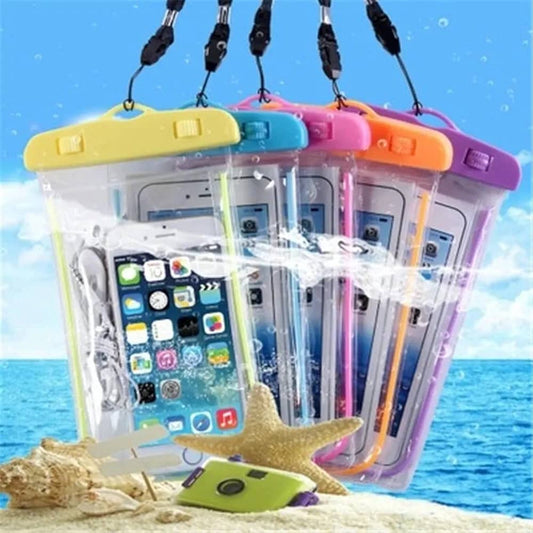 Pochette Étanche Téléphone, Étui Waterproof, Sac Transparent