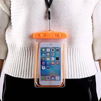 Pochette Étanche Téléphone, Étui Waterproof, Sac Transparent