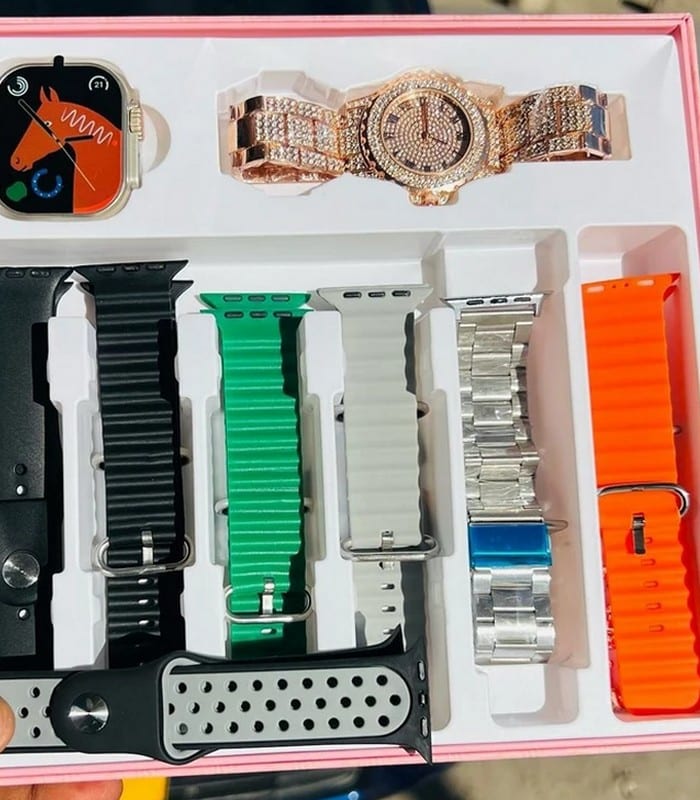 un coffret cadeau contenant une montre connectée TK500