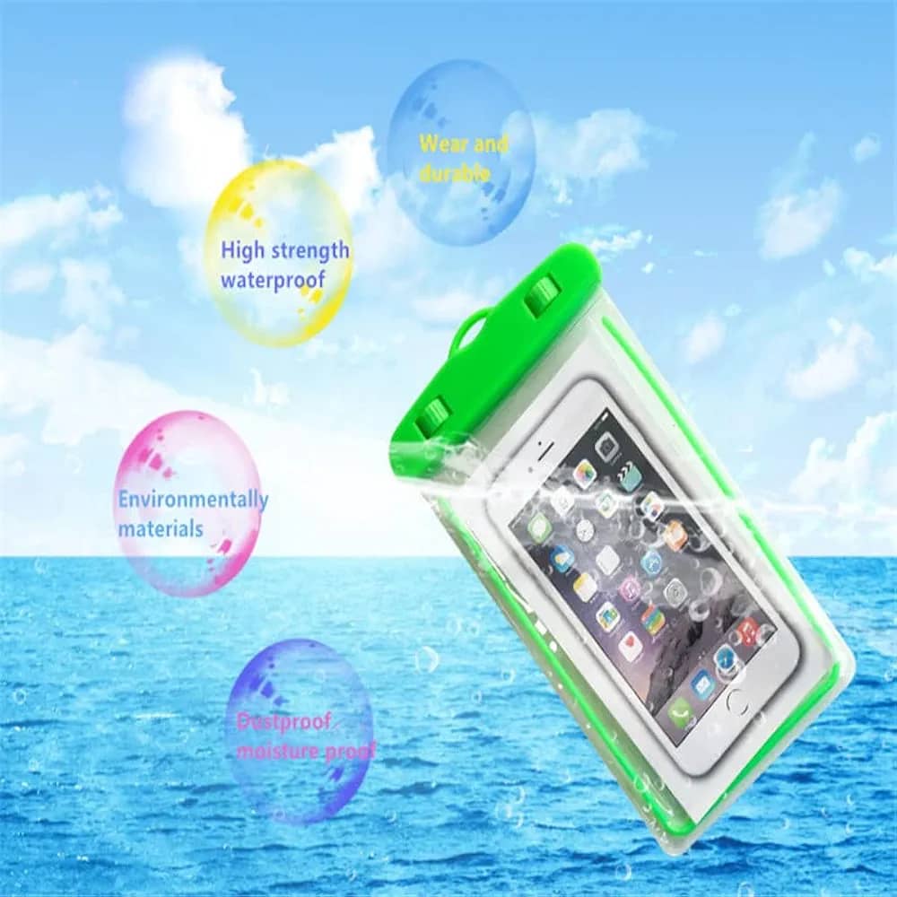 Pochette Étanche Téléphone, Étui Waterproof, Sac Transparent